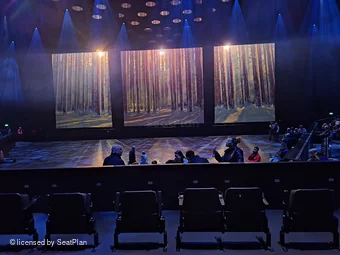 ABBA Arena Block H B19 view from seat photo