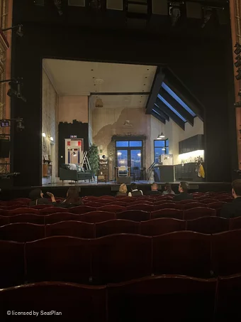 Gielgud Theatre Stalls L17 view from seat photo