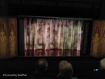Dominion Theatre Circle C29 view from seat photo
