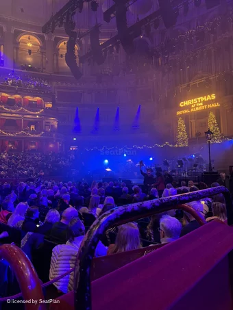 Royal Albert Hall Stalls M 188 view from seat photo