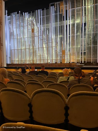 Wyndham's Theatre Stalls H8 view from seat photo