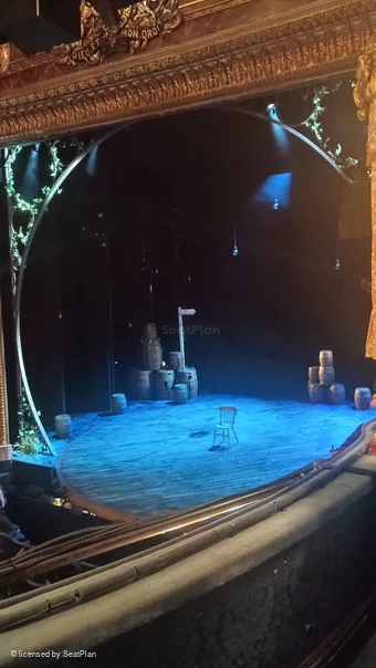 Theatre Royal Haymarket Royal Circle B1 view from seat photo