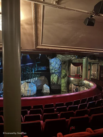 His Majesty's Theatre Royal Circle G26 view from seat photo
