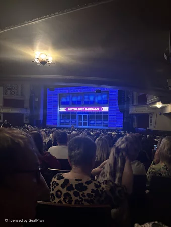 Edinburgh Playhouse Stalls FF2 view from seat photo