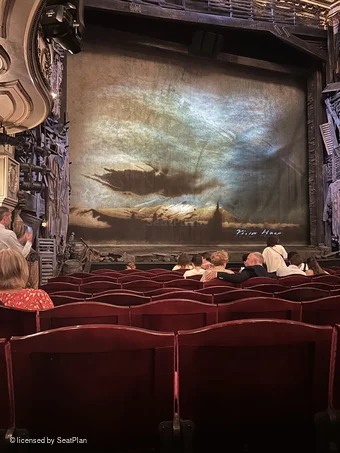 Sondheim Theatre Stalls K25 view from seat photo