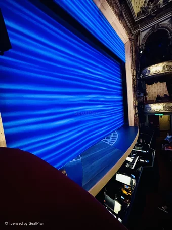 Novello Theatre Dress Circle Box A2 view from seat photo