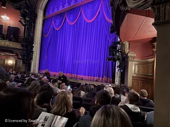 Lyceum Theatre Orchestra K18 view from seat photo