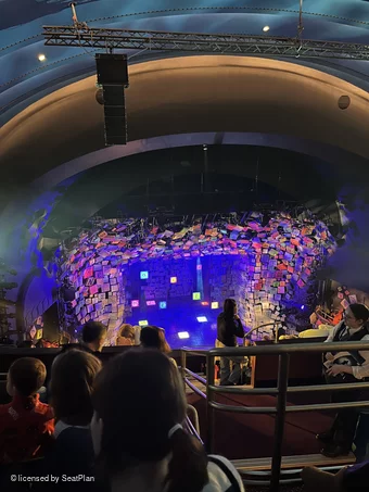 Cambridge Theatre Upper Circle K29 view from seat photo