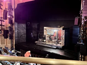 Longacre Theatre Mezzanine A13 view from seat photo