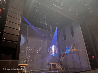 Marquis Theatre Orchestra E11 view from seat photo