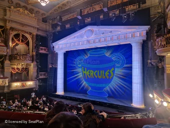 Theatre Royal Drury Lane Royal Circle C12 view from seat photo