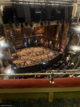 Victoria Palace Theatre Grand Circle B34 view from seat photo