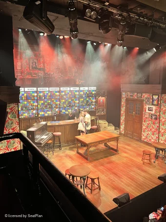 Arts Theatre Circle L11 view from seat photo