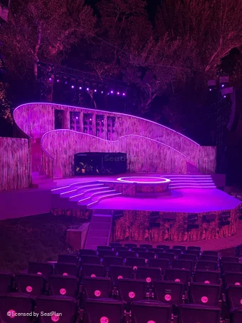 Regent's Park Open Air Theatre Upper Right N65 view from seat photo