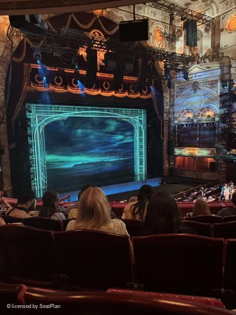 London Coliseum Dress Circle E49 view from seat photo