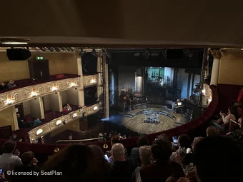 Lyric Theatre Grand Circle E6 view from seat photo