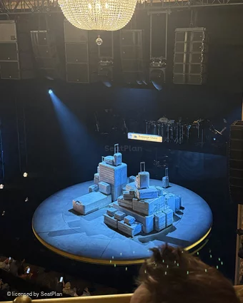 Longacre Theatre Balcony B9 view from seat photo