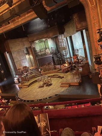 Walter Kerr Theatre Mezzanine C14 view from seat photo