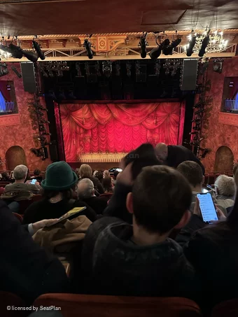 August Wilson Theatre Mezzanine K105 view from seat photo