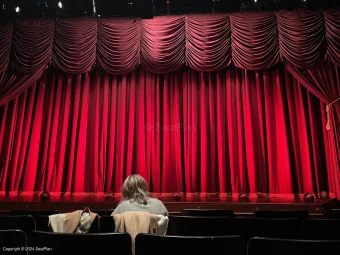 Lucille Lortel Theatre Orchestra E104 view from seat photo