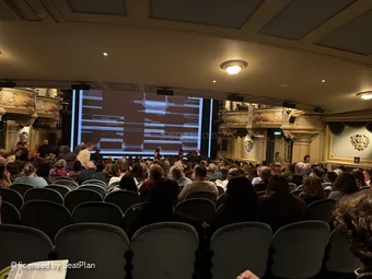 Wyndham's Theatre Stalls R19 view from seat photo
