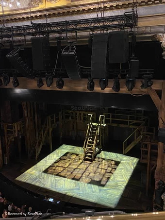 Victoria Palace Theatre Grand Circle A6 view from seat photo