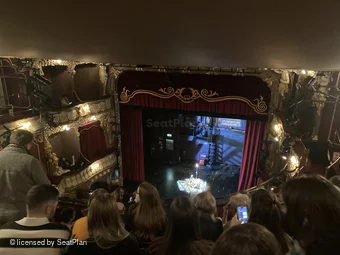 Apollo Theatre Grand Circle F8 view from seat photo