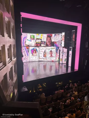 Savoy Theatre Dress Circle A30 view from seat photo