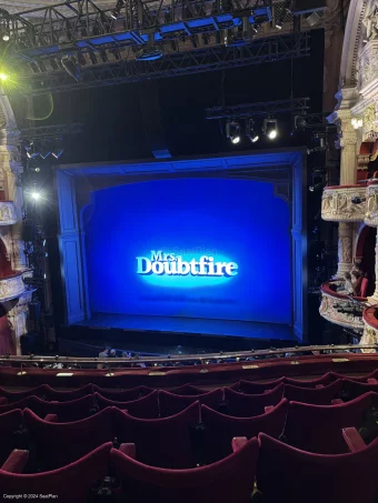 Shaftesbury Theatre Royal Circle F9 view from seat photo