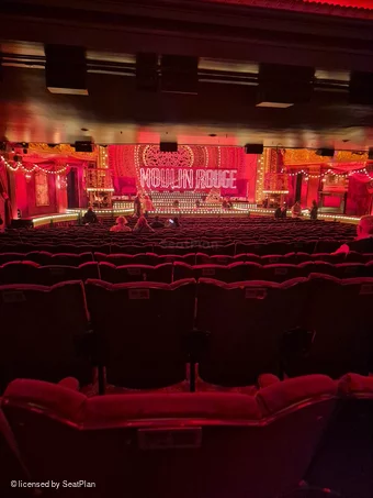 Piccadilly Theatre Stalls U23 view from seat photo