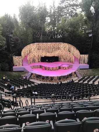 Regent's Park Open Air Theatre Upper Centre S58 view from seat photo