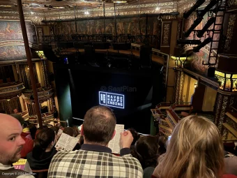 Belasco Theatre Balcony F16 view from seat photo