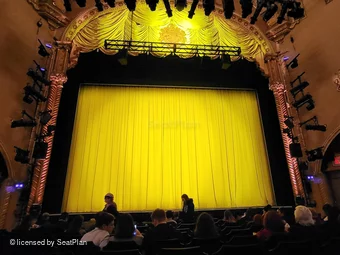 Golden Theatre Orchestra K111 view from seat photo