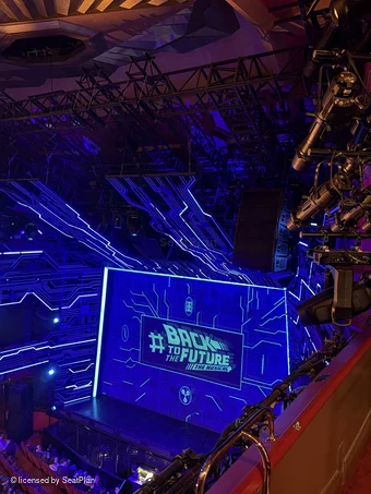 Adelphi Theatre Upper Circle B5 view from seat photo