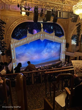 Eugene O'Neill Theatre Mezzanine G1 view from seat photo