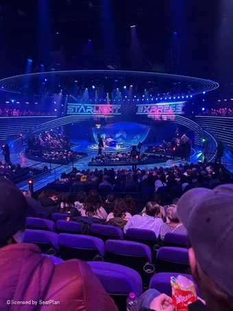 Wembley Park Theatre Locomotive Seats R38 view from seat photo