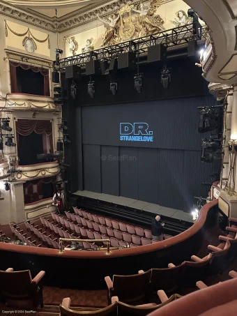 Noel Coward Theatre Royal Circle BXL2 view from seat photo