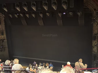 Studio 54 Theatre Mezzanine HH114 view from seat photo