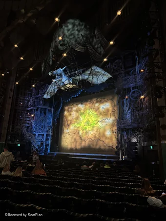 Apollo Victoria Theatre Stalls P4 view from seat photo