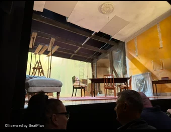 Royal Court Theatre Stalls B18 view from seat photo