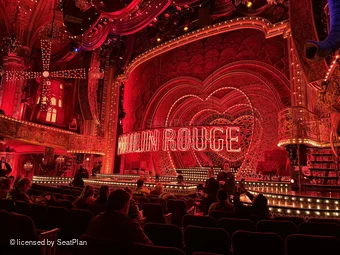 Al Hirschfeld Theatre Orchestra L12 view from seat photo
