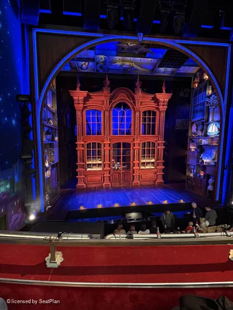 Savoy Theatre Dress Circle B21 view from seat photo