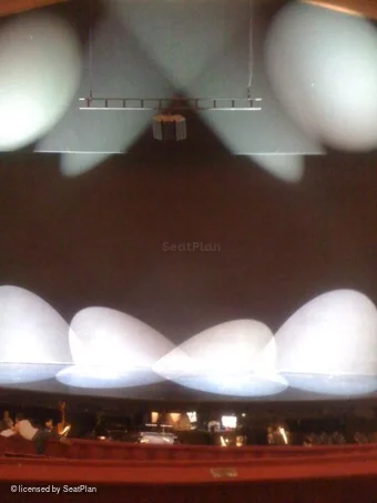 London Palladium Royal Circle Box B23 view from seat photo