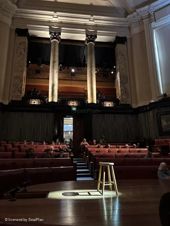 London County Hall Courtroom Stalls B40 view from seat photo