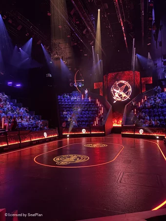 Troubadour Canary Wharf Theatre District 2 B81 view from seat photo