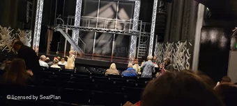 Trafalgar Theatre Stalls N7 view from seat photo