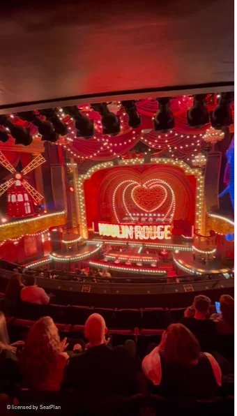 Piccadilly Theatre Royal Circle E11 view from seat photo