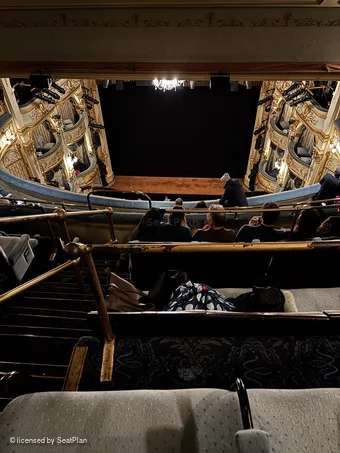 Wyndham's Theatre Grand Circle Standing10 view from seat photo