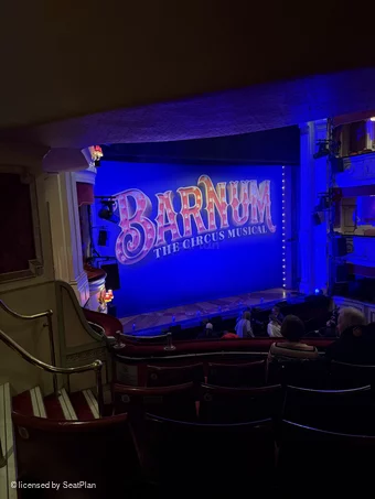 Theatre Royal Brighton Royal Circle E1 view from seat photo
