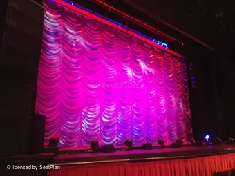 Peacock Theatre Stalls E29 view from seat photo